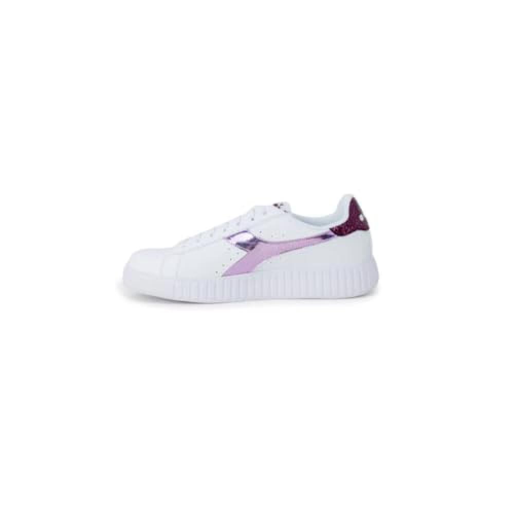 (TG. 36.5 EU) Diadora Step P Bright Reptile, Scarpe da Ginnastica Donna, White/G