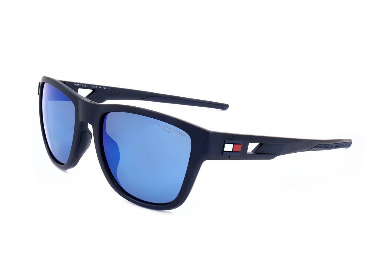 Occhiali da Sole Tommy Hilfiger TH 1951/S R7W METALIZED BLUE 55/20/ Uomo