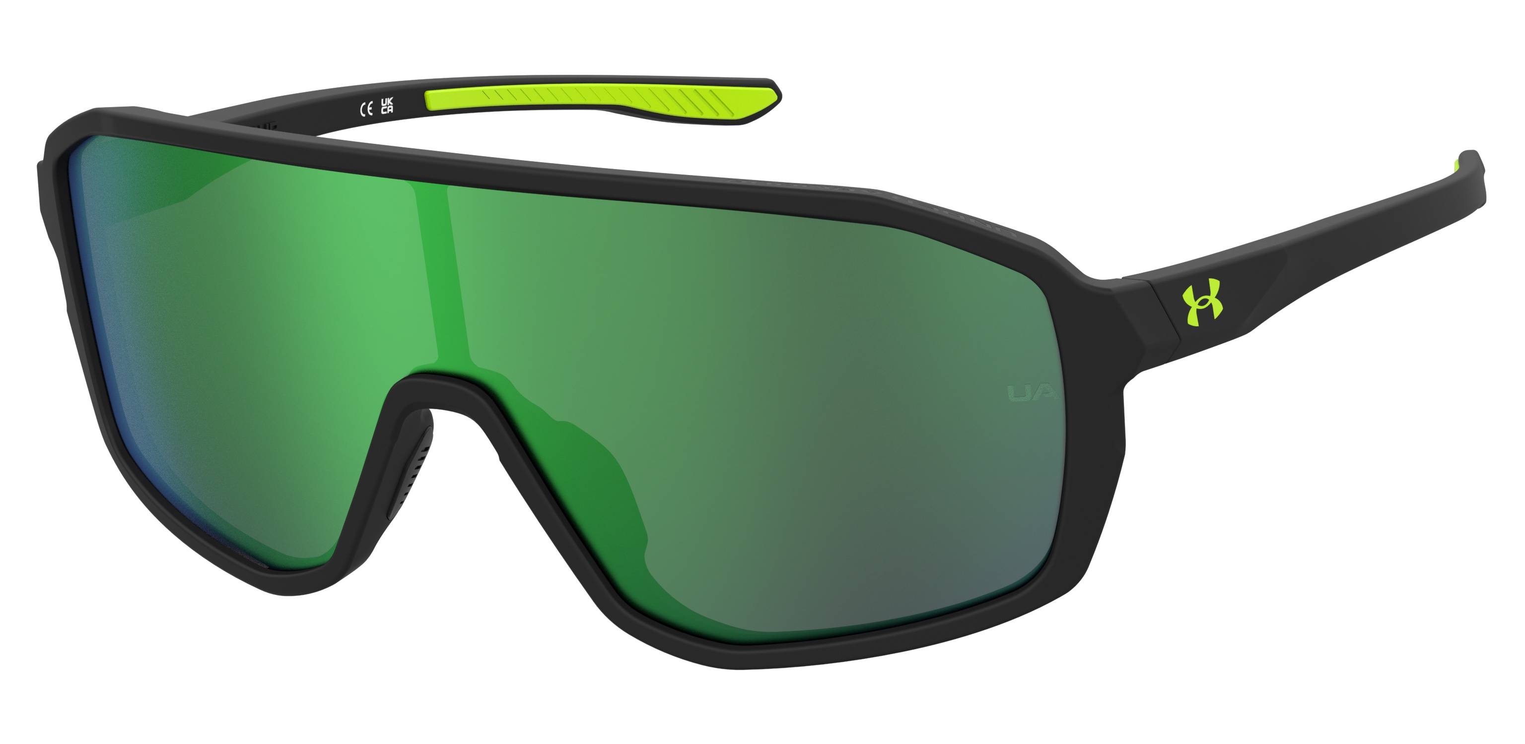 Occhiali da Sole Under Armour UA GAMEDAY JR BLACK YELLOW/GREEN 99/1/125 Unisex