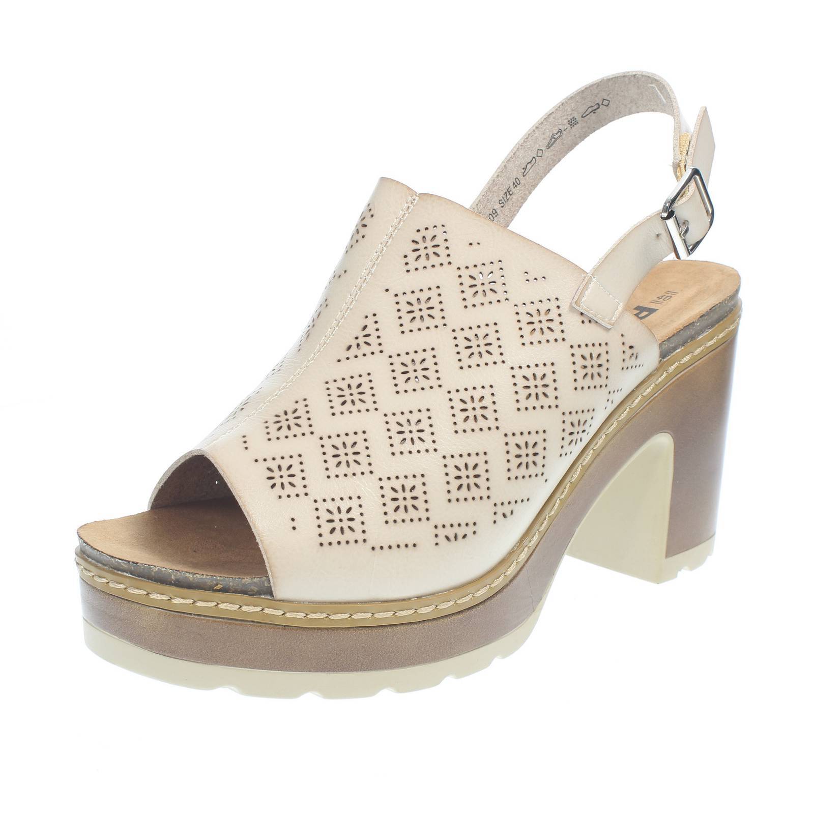 Xti Refresh Sandali Con Tacco E Plateau Bianco - Taglia 40 [26.3cm] Scarpe