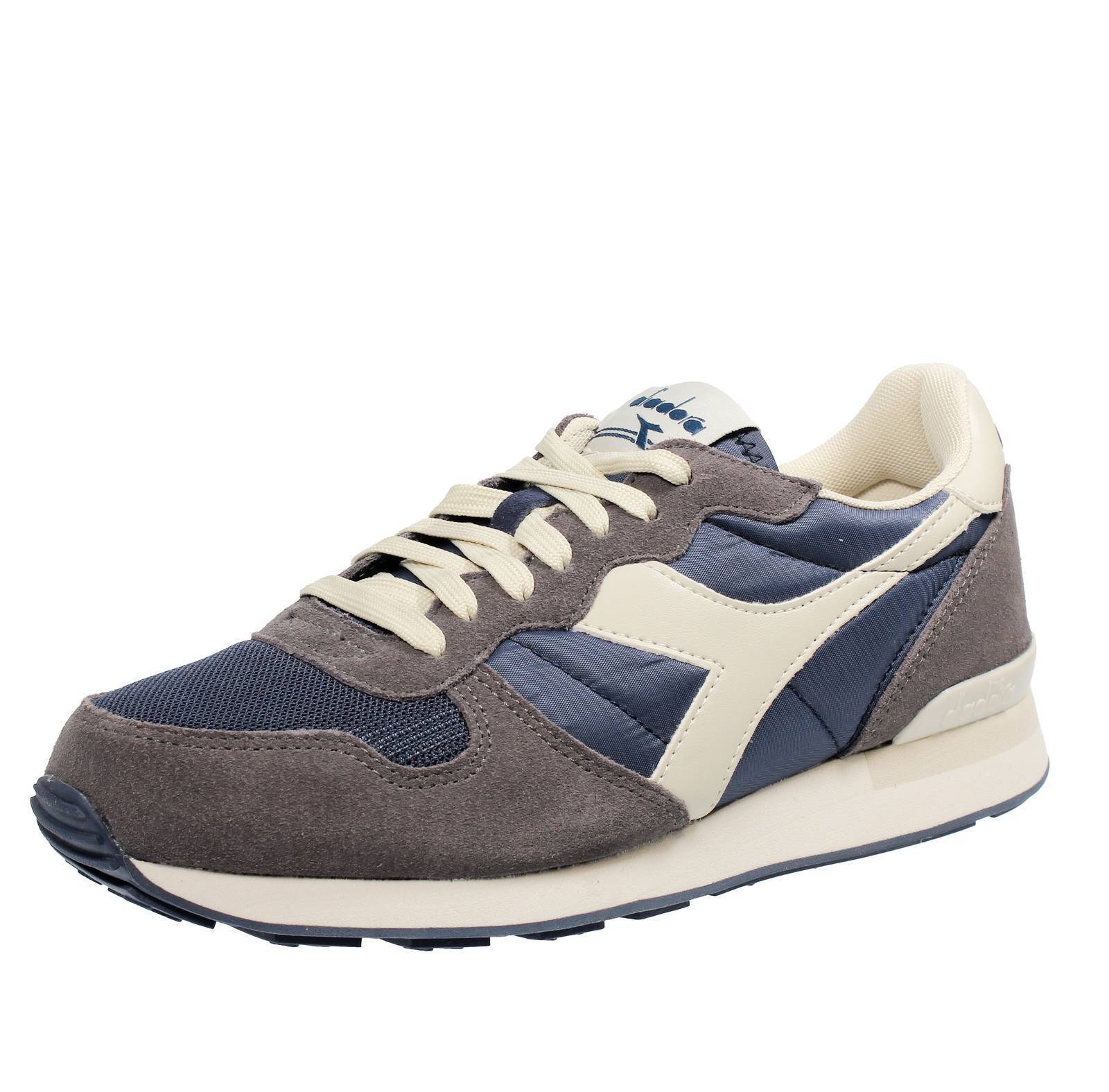 Diadora Sportswear Camaro - Sneakers Basse In Suede Blu - Taglia 42.5 [8.5 US 27