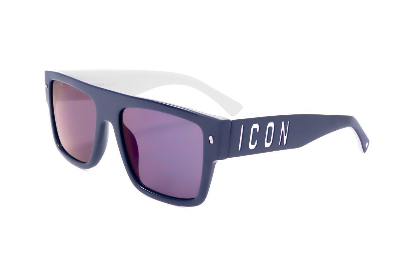 Occhiali da Sole Dsquared2 ICON 0003/S 0JU BLUE WHITE 56/18/ Uomo
