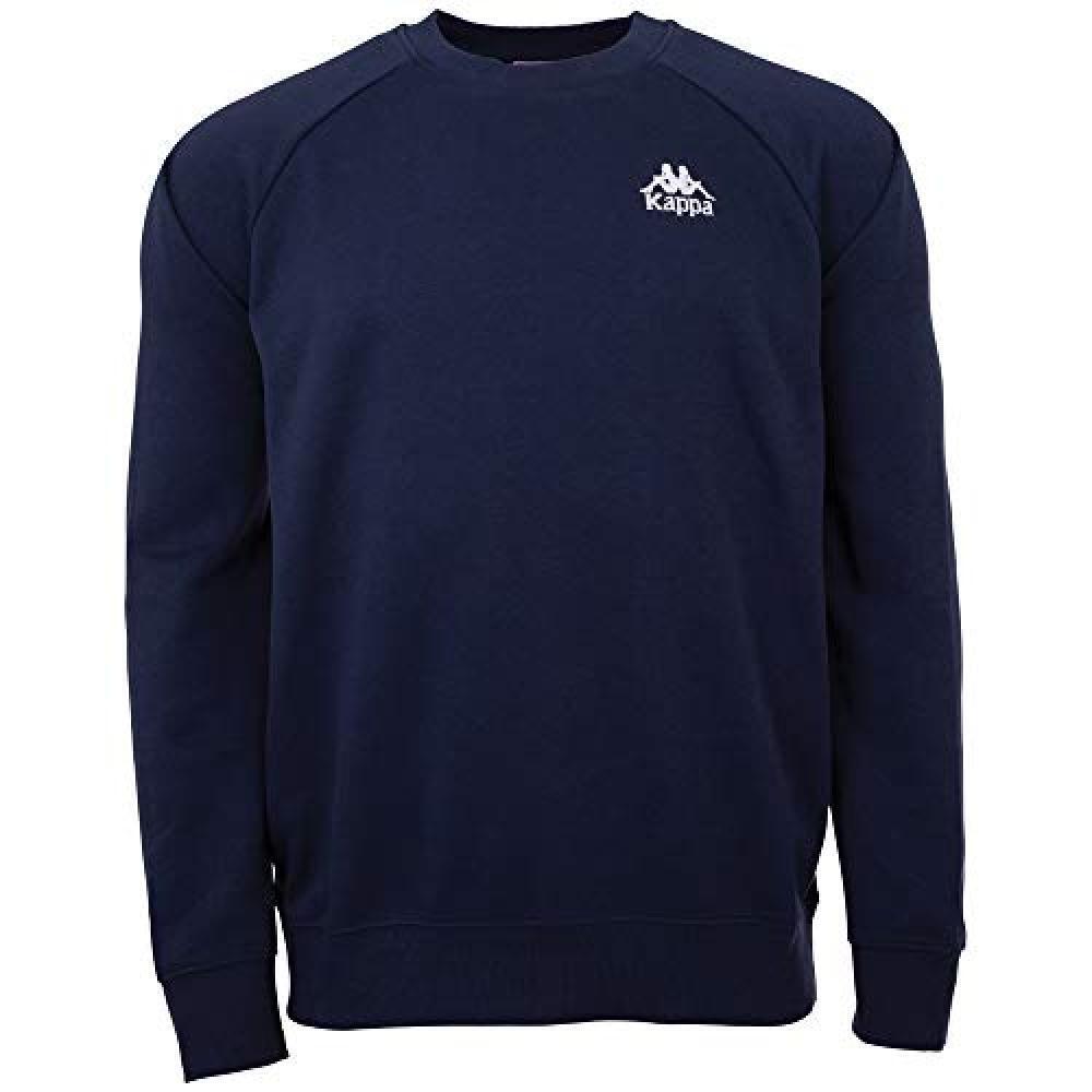 (TG. XXL) Kappa Sweatshirt, Navy, XXL Men's - NUOVO