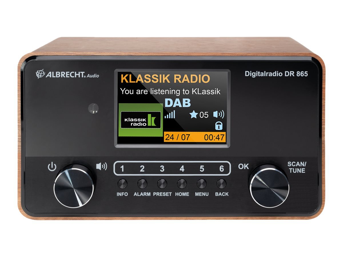 Albrecht DR 865 Audio system 2 x 7 Watt 2 x 7 Watt Radio 27865