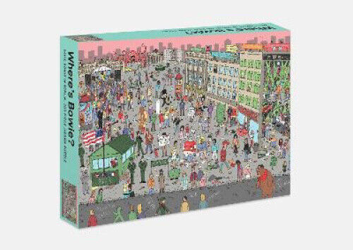 Where's Bowie?: David Bowie in Berlin: 500 Piece Jigsaw Puzzle by Kev Gahan