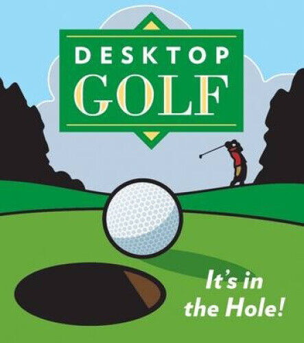 Desktop Golf [With 32 Page Book and 2 Golf Balls, 2 Clubs, Felt Fairway, Sand