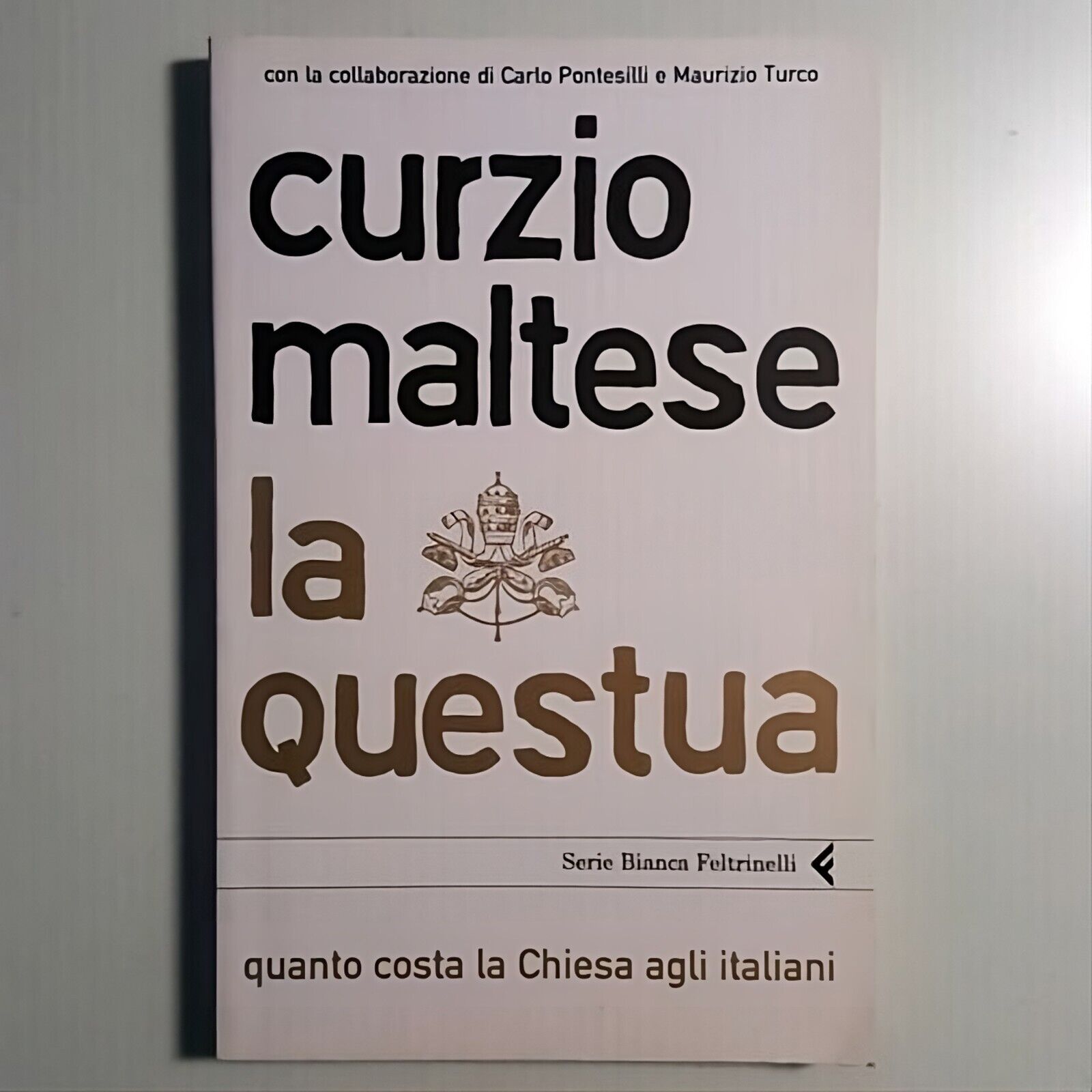 La Questua - Curzio Maltese - Serie Bianca Feltrinelli - 2008 - TRACCIATA!!