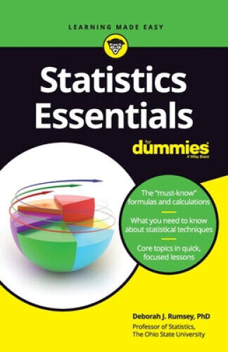 Statistics Essentials For Dummies by Deborah J. Rumsey