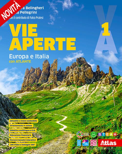 9788826824208 Vie aperte. Con Atlante, Regioni italiane. Per la ... online vol.1