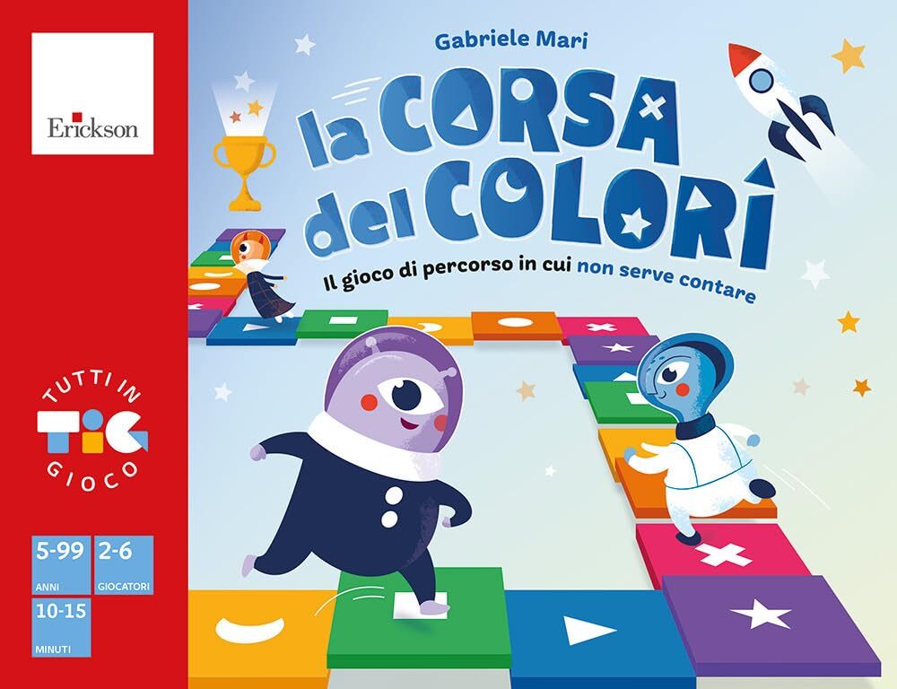 9788859037507 La corsa dei colori. Il gioco di percorso in cui non serve contare