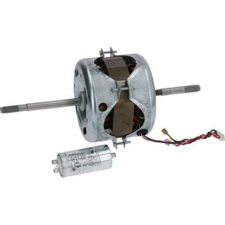 KIT MOTORE + CONDENSATORE 8.5UF ASCIUGATRICE INDESIT ORIGINALE C00306348