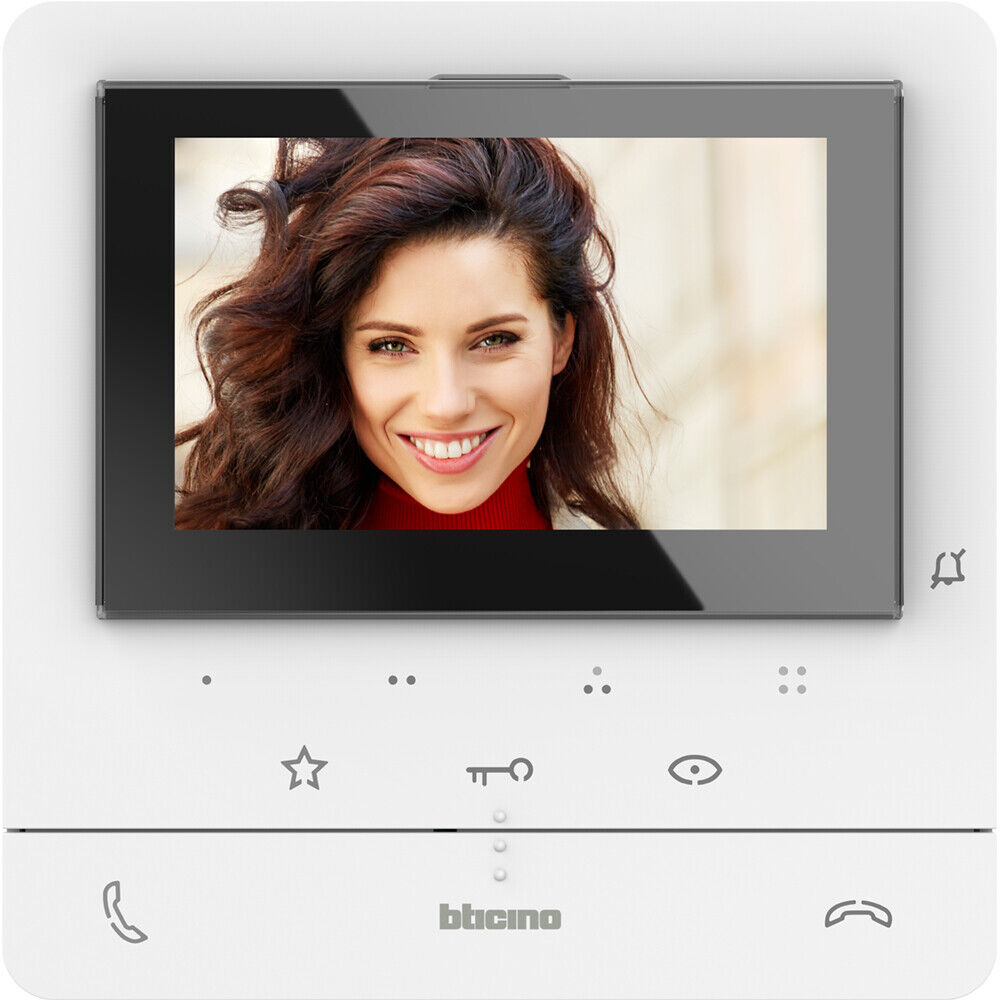 BTICINO 344672 VIDEOCITOFONO 2 FILI VIVAVOCE LCD 5" CLASSE 100 V16E MONITOR NEW