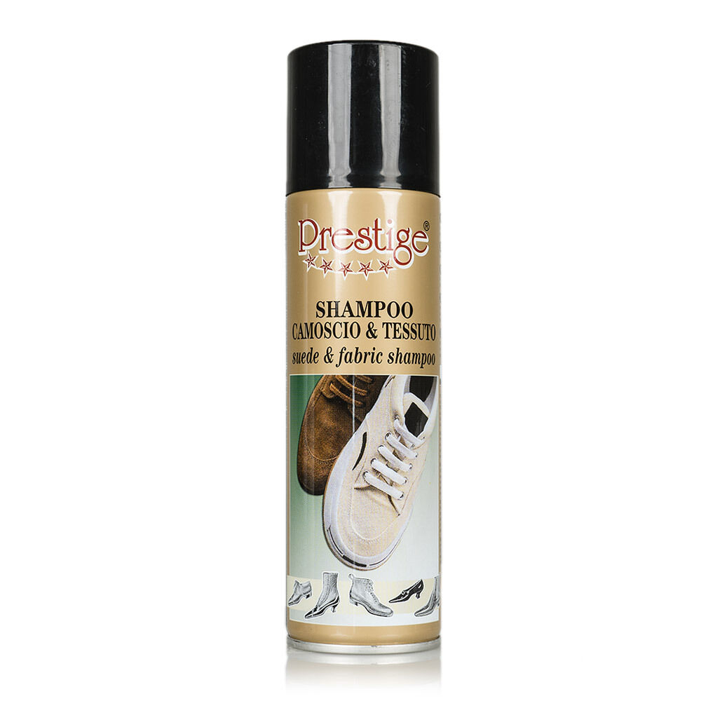 SHAMPOO SPRAY PER LAVARE SCARPE E ACCESSORI IN CAMOSCIO E TESSUTO - PRESTIGE