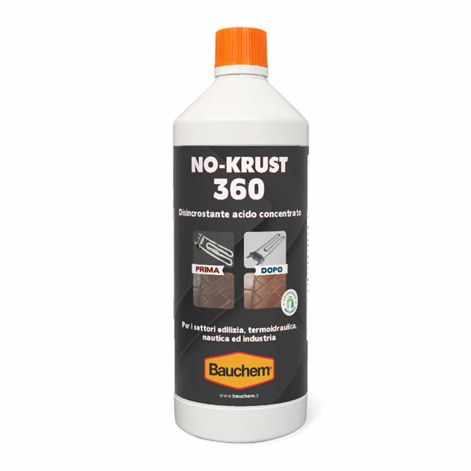 NO-KRUST 360 Disincrostante acido professionale Formula concentrata 1 lt Bauchem