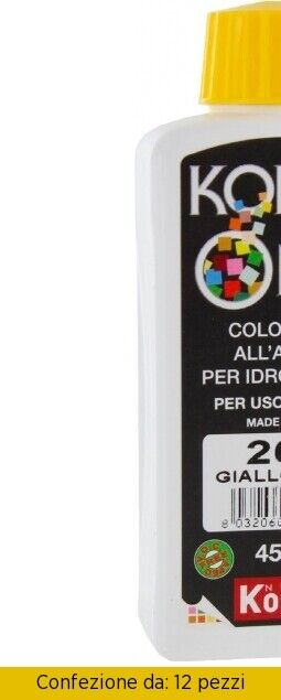 Nuovo Kolor Colorante Kolor One ml 45 N.201 Giallo Oro Pezzi 12 KOLOR 45-201