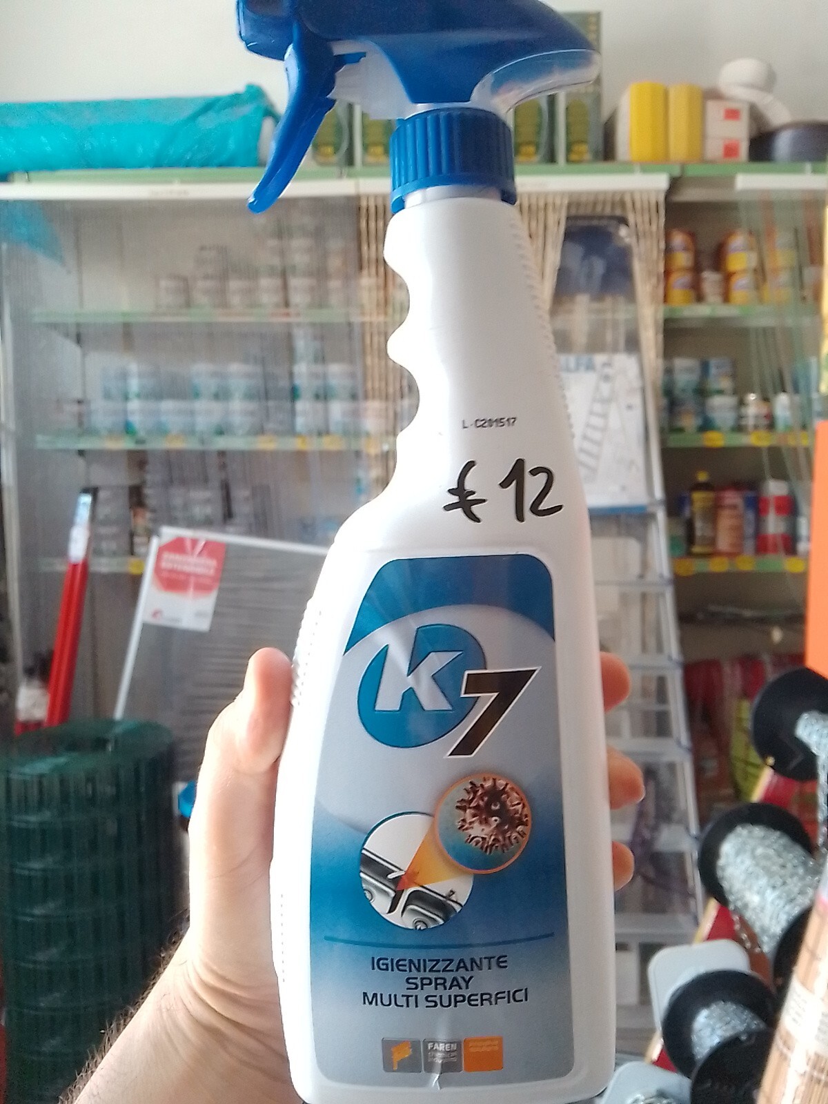 K7 Spray 750 ML Azione IGIENIZZANTE SPRAY E DETERGENTE FARMICOL  Promo