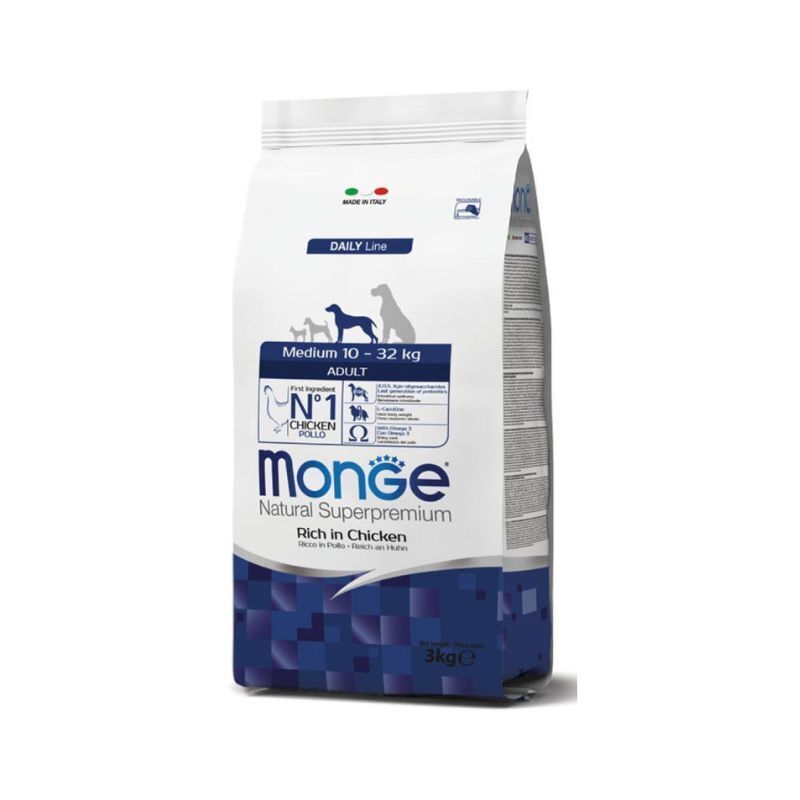 Monge adult dog medium pollo 3kg