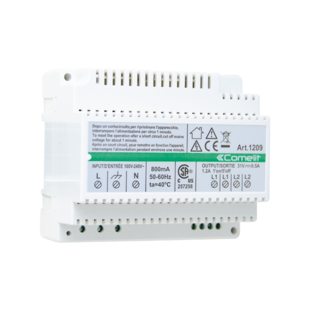 ALIMENTATORE KIT VIDEO SIMPLEBUS2  - COMELIT 1209