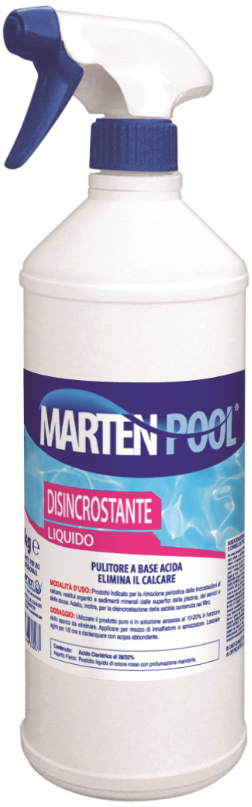 Disincrostante liquido con spruzzino  kg. 1 (12 pezzi) -