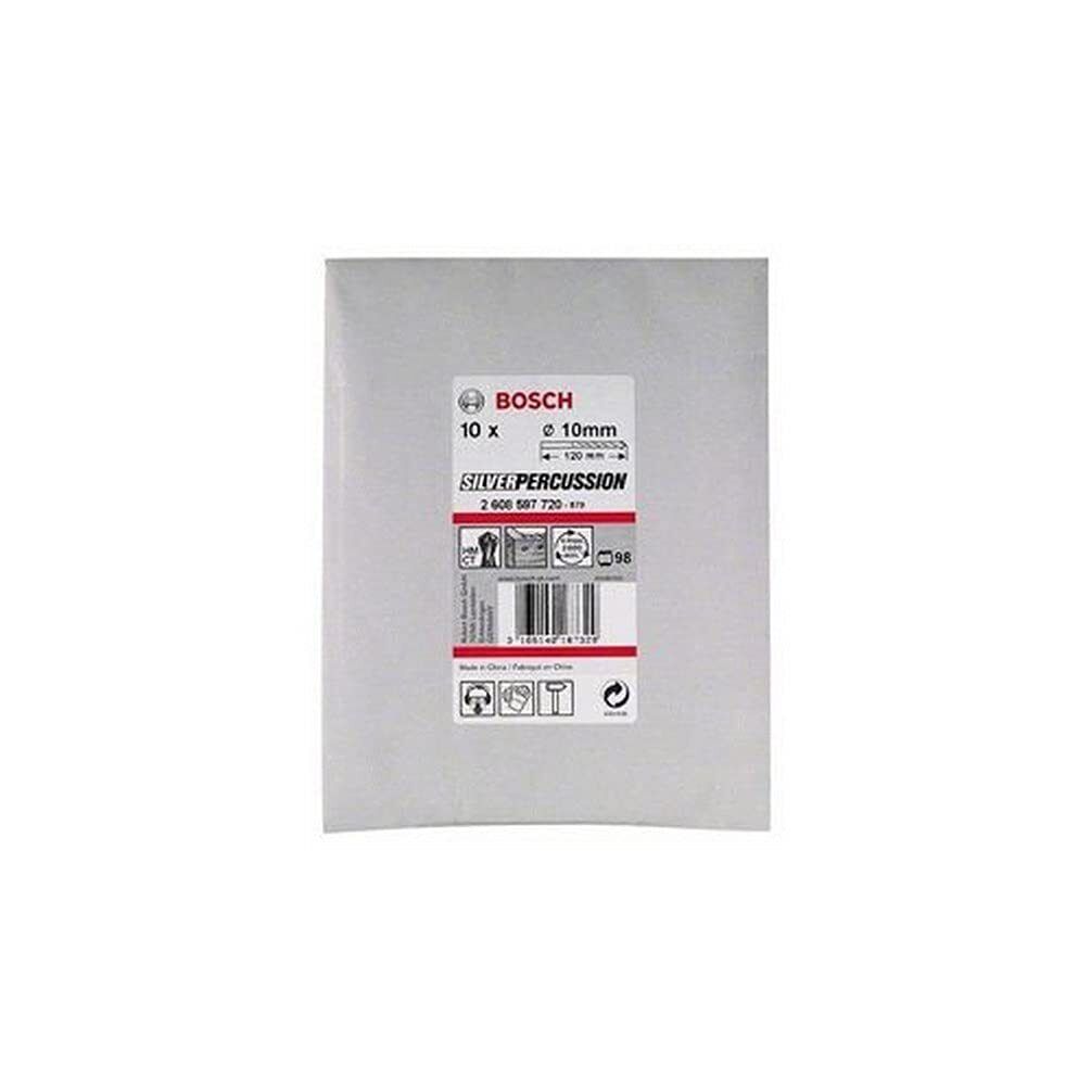 Bosch Professional 10x punte da calcestruzzo CYL-3 (per calcestruzzo, Ø 10 x 80