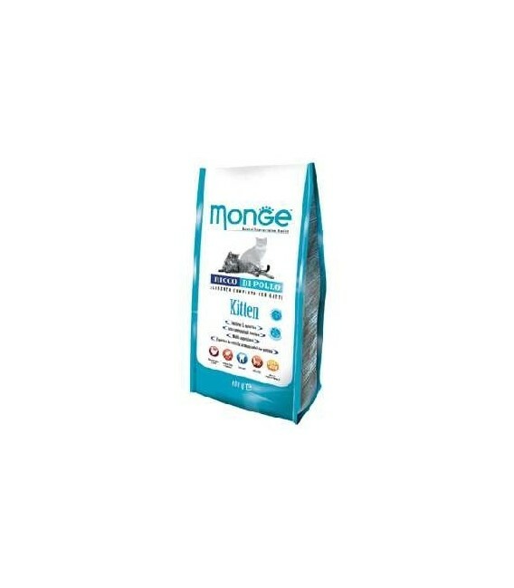 Monge Natural Superpremium Kitten 1-12 mesi crocchette con pollo gr.400