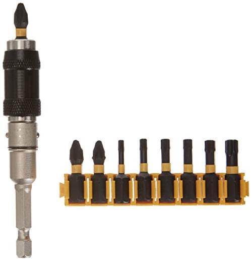 DEWALT Extreme Impact Torsion Bit Set Con Portainserti Abknickbarem, 10 Teilig,