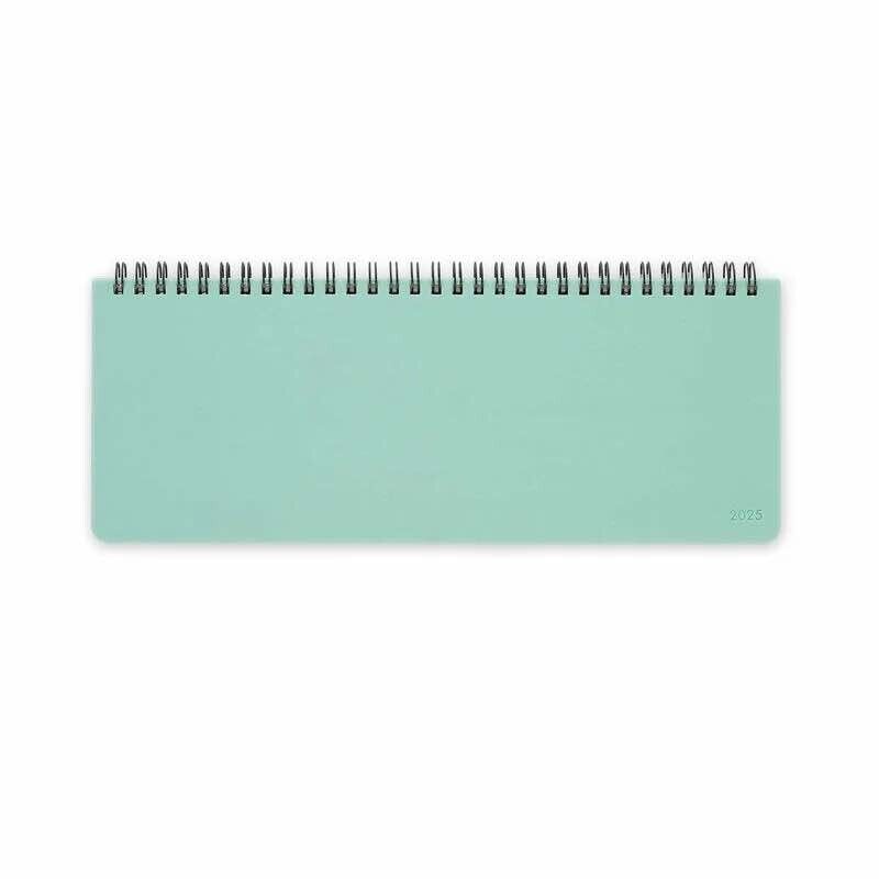 AGENDA 2025 LEGAMI 13 mesi da scrivania verde MINT MILK desk planner