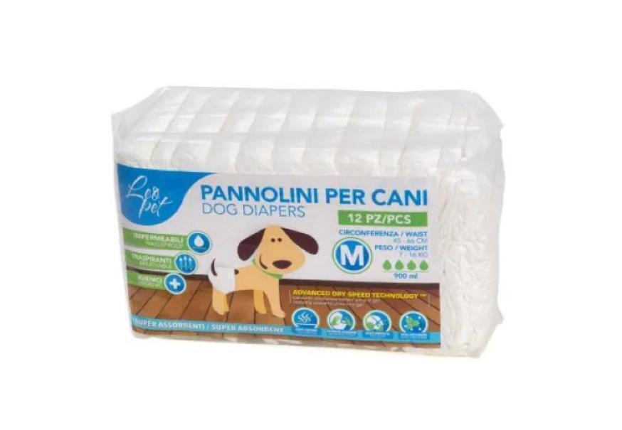 LEOPET PANNOLINI MUTANDINA M. 12PZ
