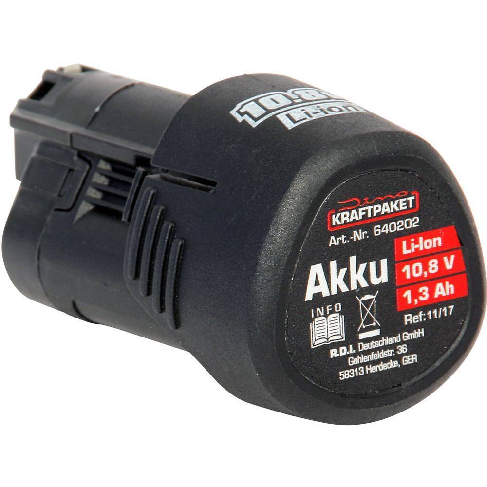 Dino KRAFTPAKET 640202 Batteria per elettroutensile 10.8 V 2 Ah Li-Ion