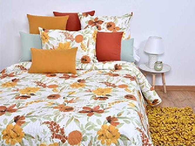 MI CASA 250X270 - Bouti Jar Ambra (150)+2FC 50X70, Cotone, 50% Poliestere, Giall