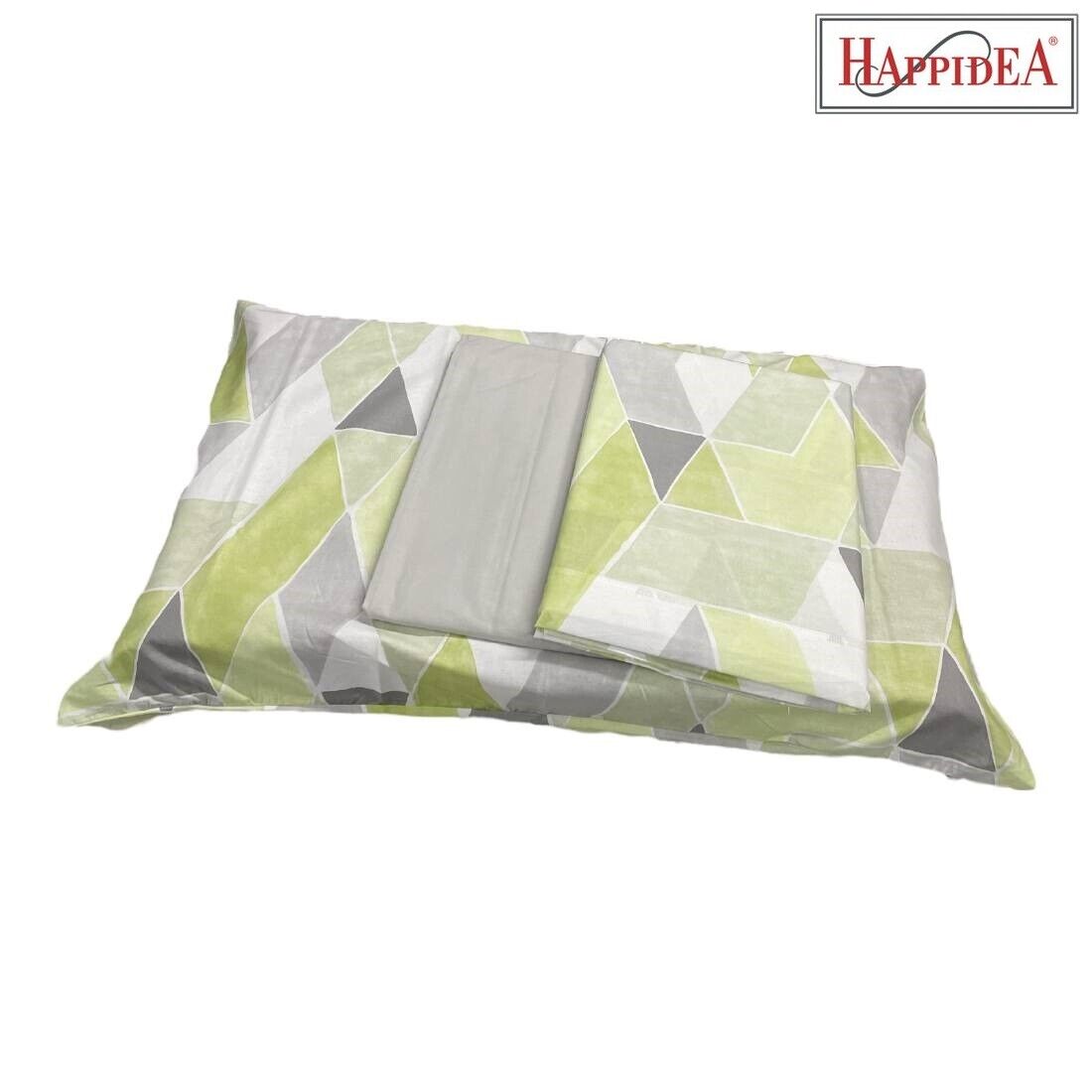 Completo Lenzuola Happidea Singola Made In Italy Articolo Oren Grigio