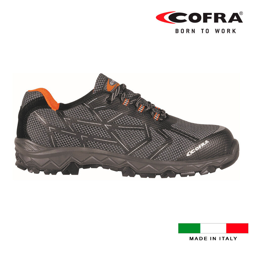 E3/80439 Scarpe Di Sicurezza Cofra Cyclette Black S1 P Src Taglia 41