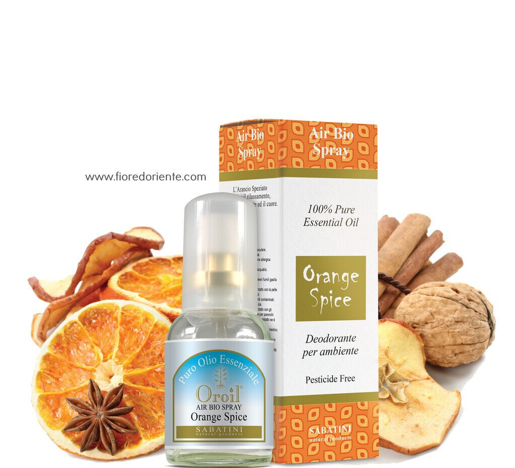 Orange Spice Air Bio Spray, Profumatori naturali per ambiente