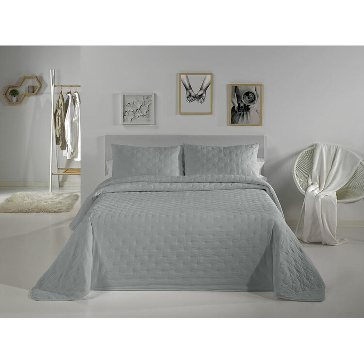 Trapunta Pierre Cardin DOTS Grigio Perla Singolo [2 Pezzi]