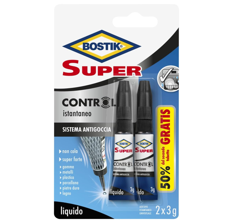 Adesivo istantaneo universale Bostik 2x3g - W060258135