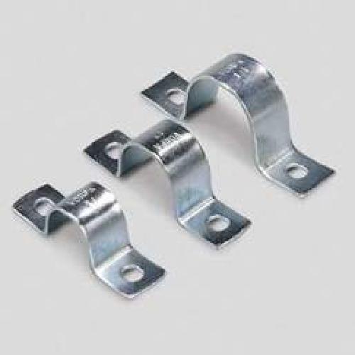 Acquastilla 115719 Cavallotti in Ferro Zincato per Tubi, Multicolore, Set di 10