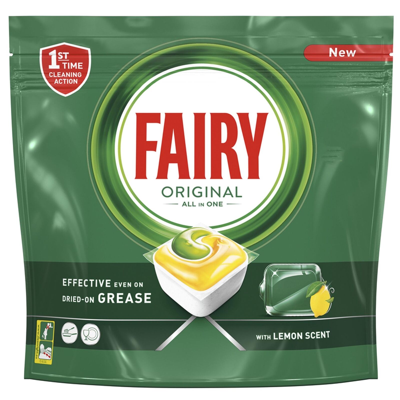 FAIRY ORIGINAL ALL IN ONE CAPS PER LAVASTOVIGLIE 17PZ FRAGRANZA LEMON