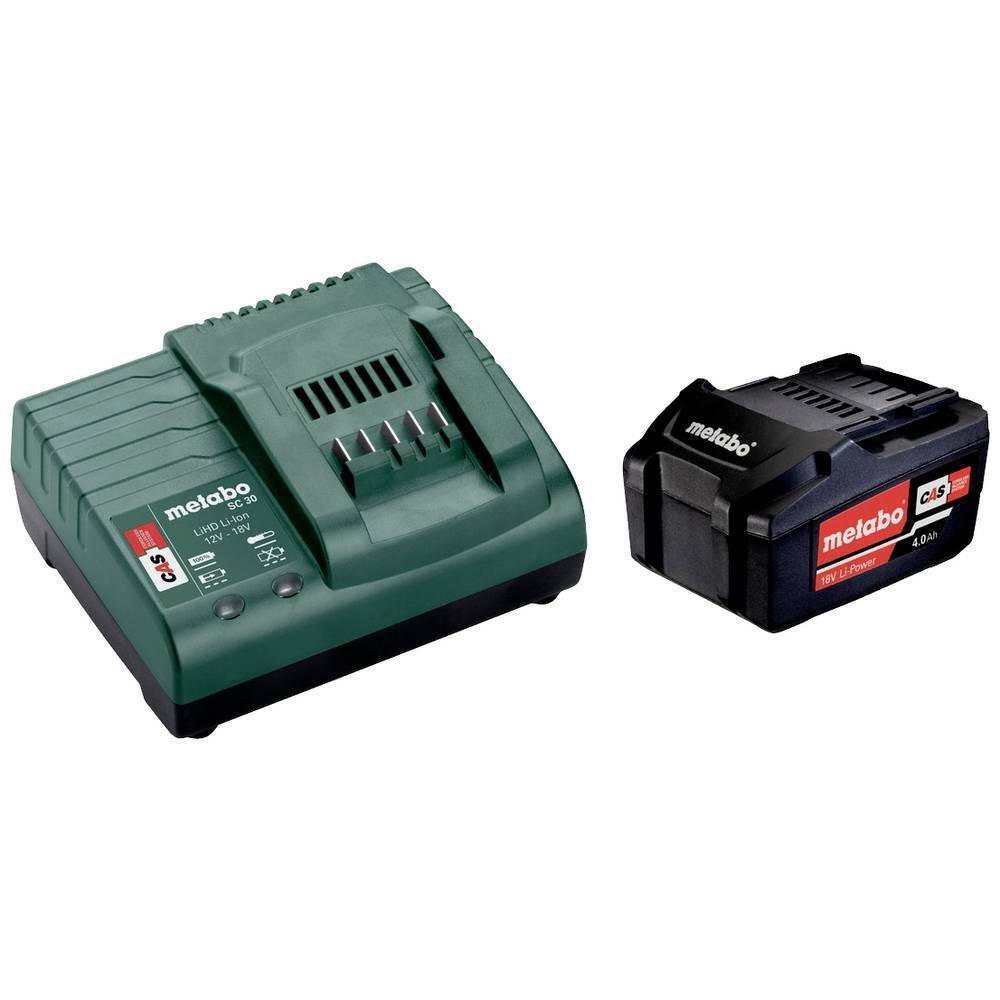 Metabo 685192000 Batteria dellutensile e caricabatterie 18 V 4 Ah Litio