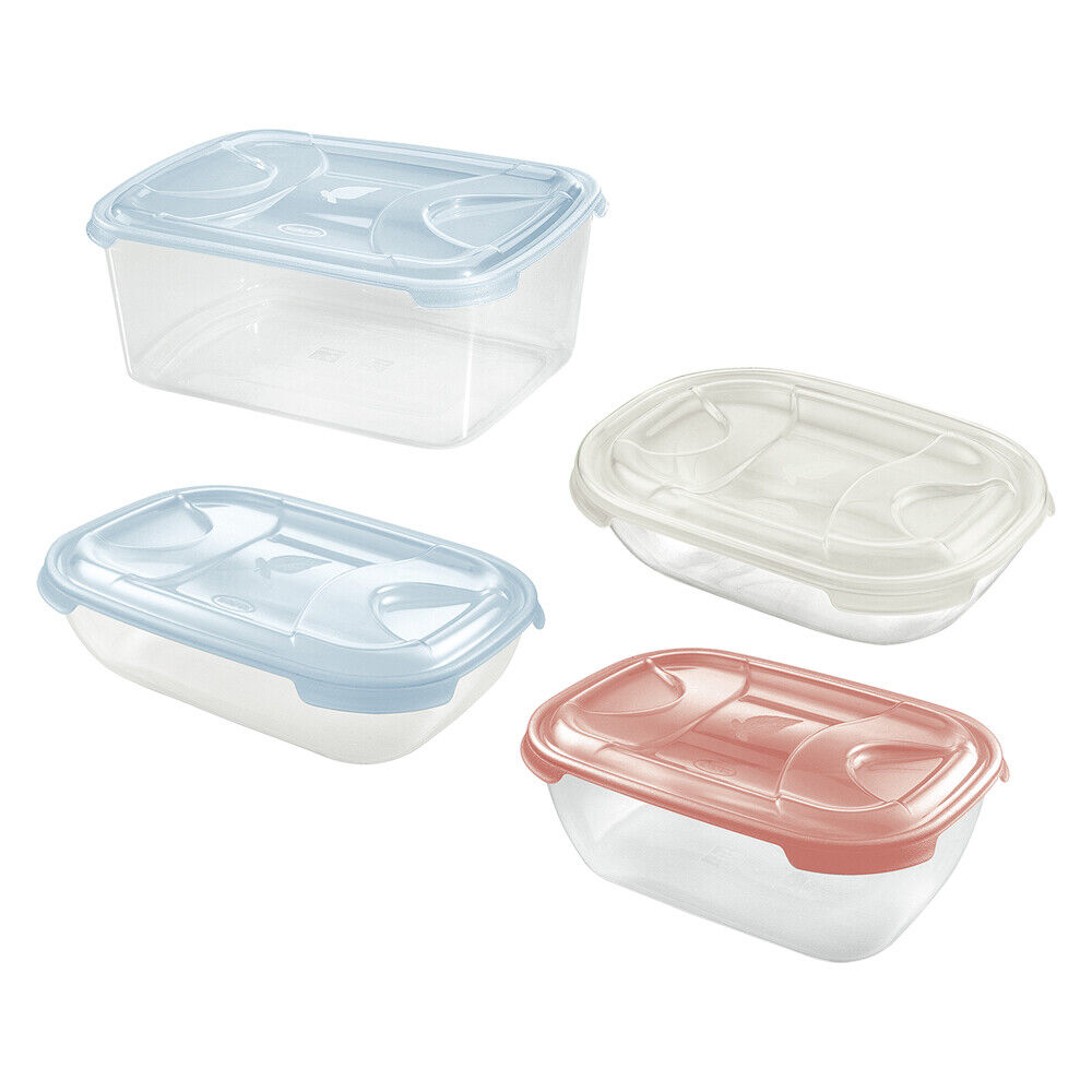 CONTENITORE RETTANGOLARE IN PLASTICA 'FRIGO BOX' lt6,8 cm 31x24xh.13,4 acqua tra