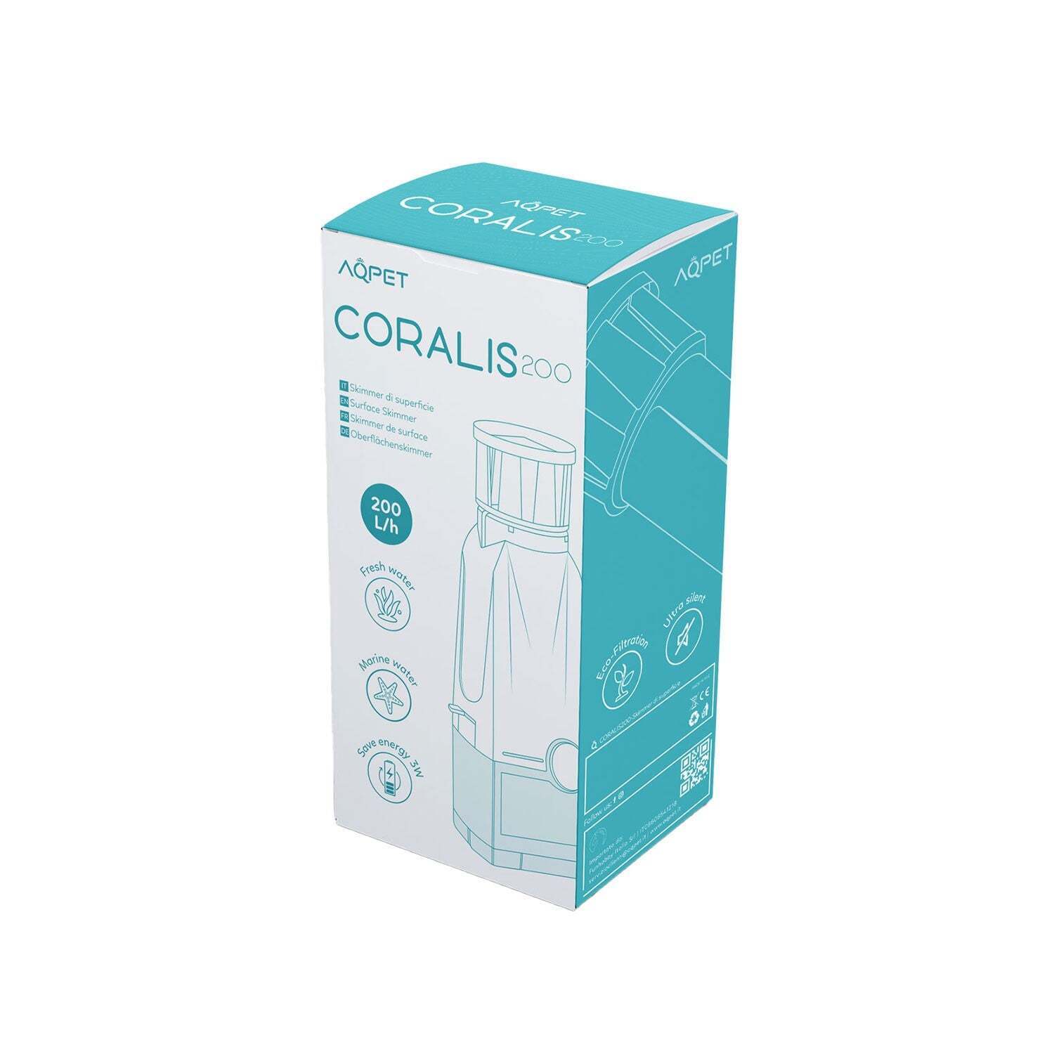 AQ PET Coralis 200 - Skimmer di superficie