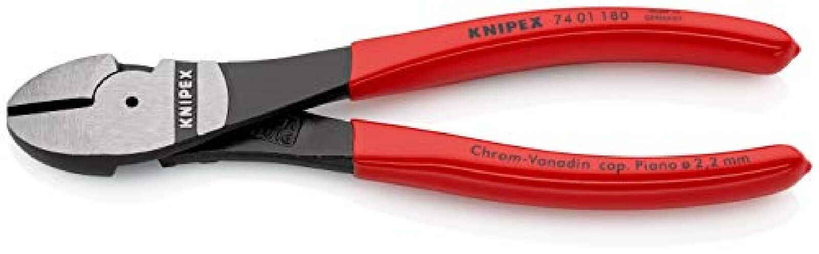 KNIPEX Tronchese laterale per meccanica tipo forte (180 mm) 74 01 180 SB (confez