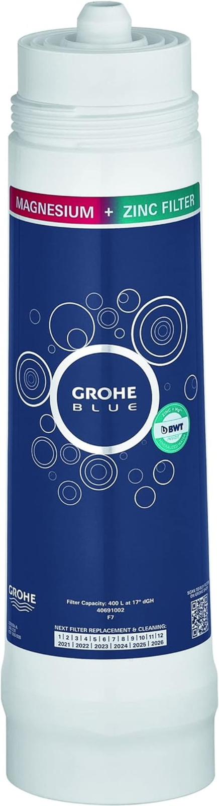 Filtro di ricambio grohe blu magnesium + zinco Grohe 40691002