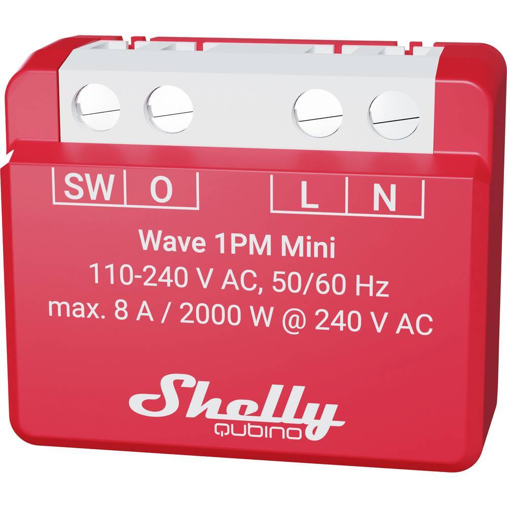 Attuatore interruttore Shelly Wave 1PM Mini Shelly_W_1PM_Mini