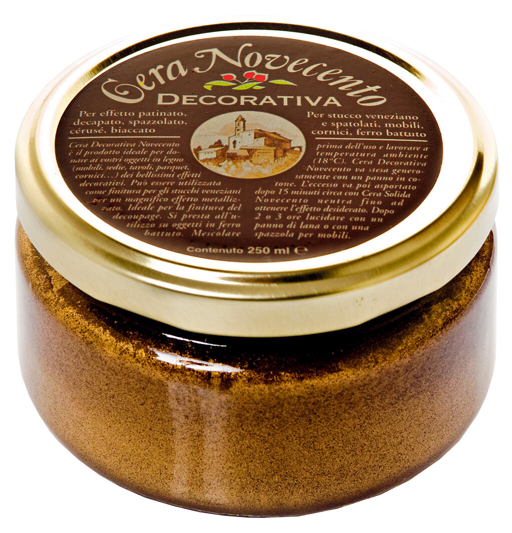 96061   CERA DECORATIVA NOVECENTO 200 ML ORO RICCO PAL