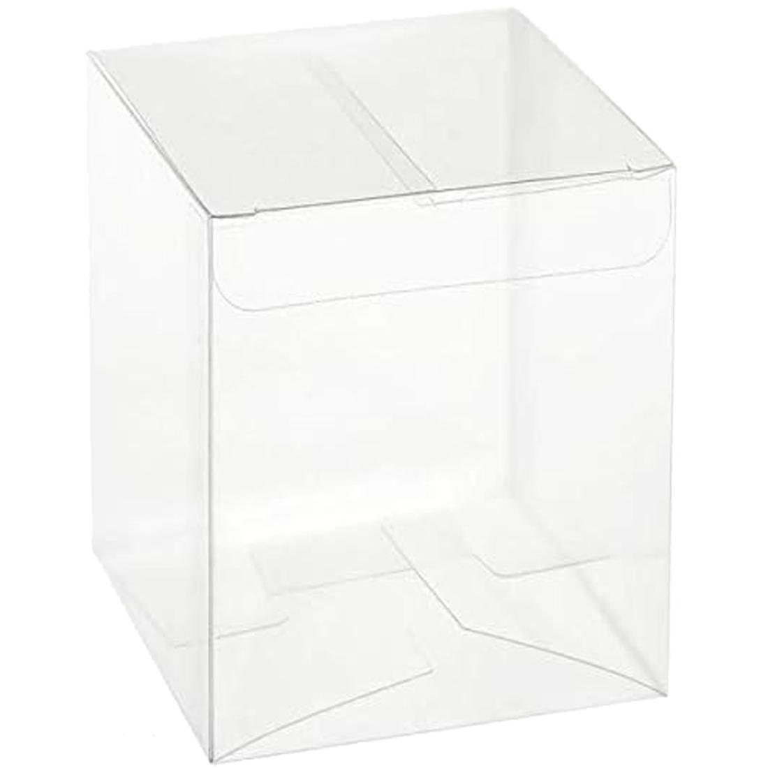 50 SCATOLE BOMBONIERE TRASPARENTI PVC 8x8x13 CM  FCA-PVC54-50(VAR)