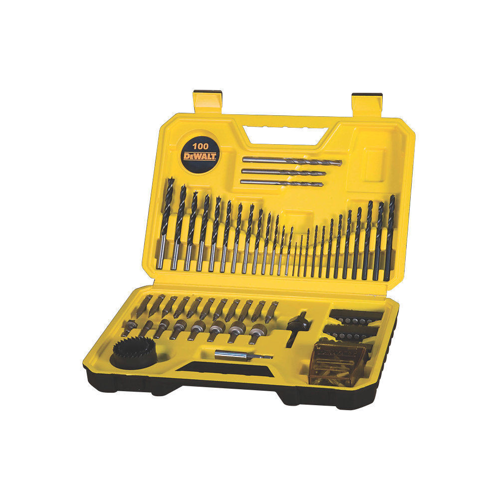 DEWALT DT71566-QZ kit 100 accessori per foratura avvitatura in valigetta