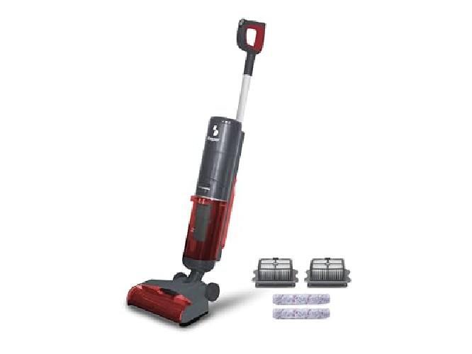 Beper P202VAL200 Lavapavimenti Senza Filo Potente a 2 velocità Pavimenti con Dis