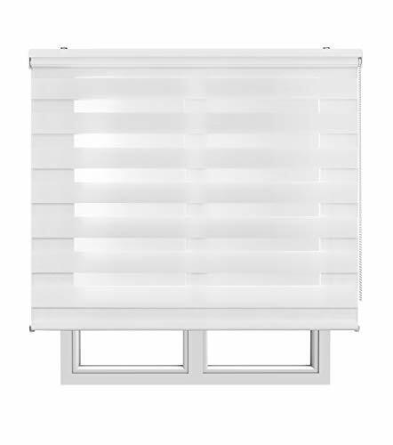 Estores Basic Noche & Día – Tenda avvolgibile, colore: bianco (J0w)