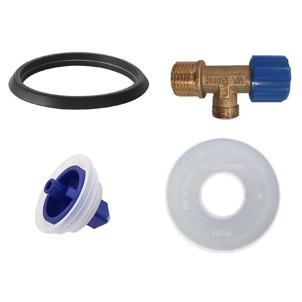 Kit guarnizioni per riparazione nuove cassette WC Geberit + Rubinetto Arresto