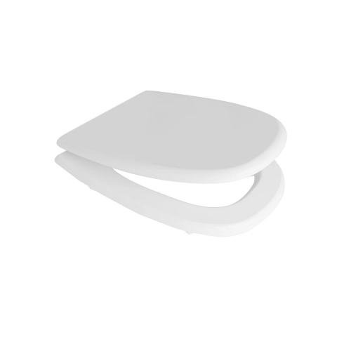 Sedile wc coprivaso per Roca vaso DAMA 41x33,4 cm copriwater cerniere regolabili
